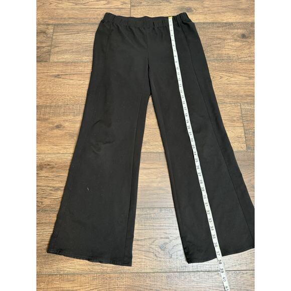 Derek Lam 10C X Athleta Black Wide Leg Workout Pants Size Small Full Length - Picture 6 of 7